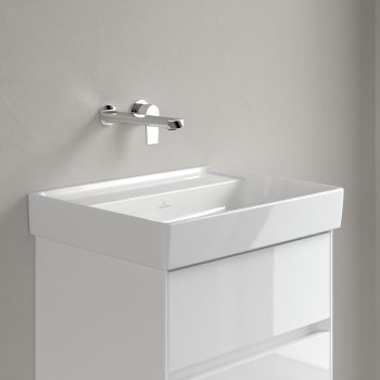 Раковина накладная Villeroy & Boch Collaro, прямоугольный, 55×44 см, белый